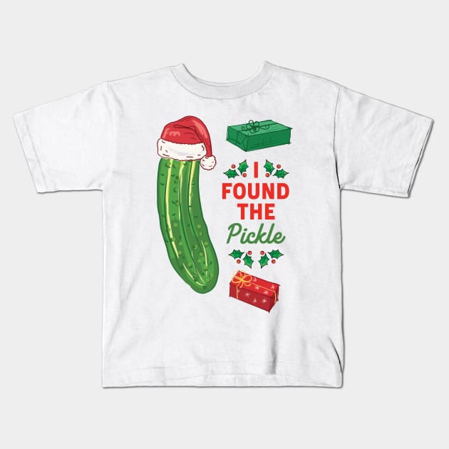 I Found The Pickle! Kids T-Shirt by SWON Design